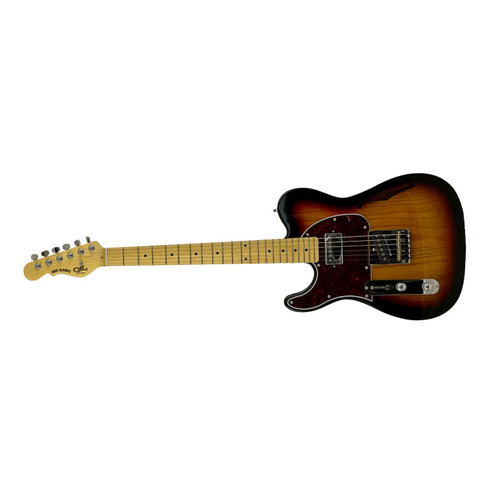 G&L Tribute ASAT Classic Bluesboy Semi-Hollow Red Burst, RW