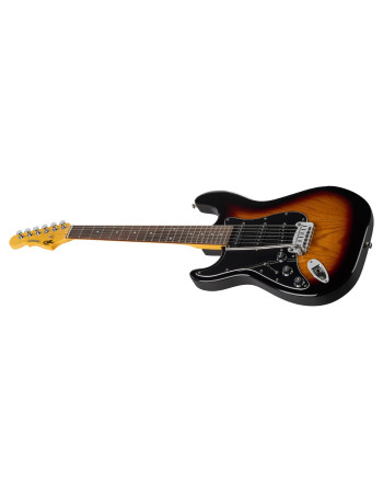 G&L Tribute Legacy Lefty 3-Tone Sunburst, RW