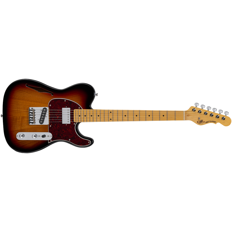G&L Tribute ASAT Classic Bluesboy Semi-Hollow Red Burst, RW