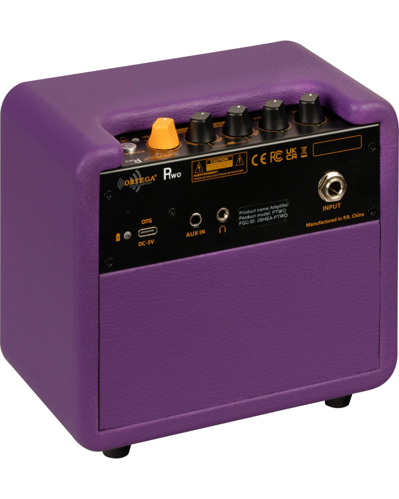 ORTEGA Amplification Series Portable Bluetooth Acoustic Amp/Speaker with Effects - 12-Watt