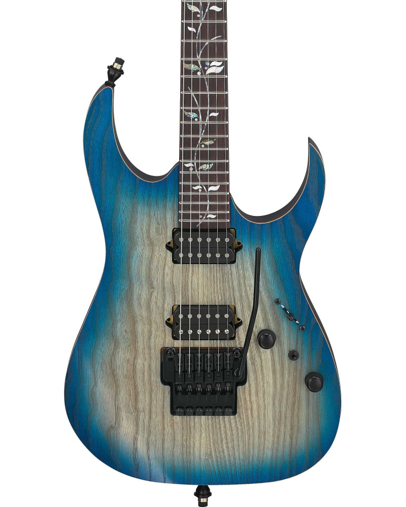 Ibanez RG8620AH-GFB j.custom RG Electric Guitar 6-String - Ghost Fleet Blue Burst + Case