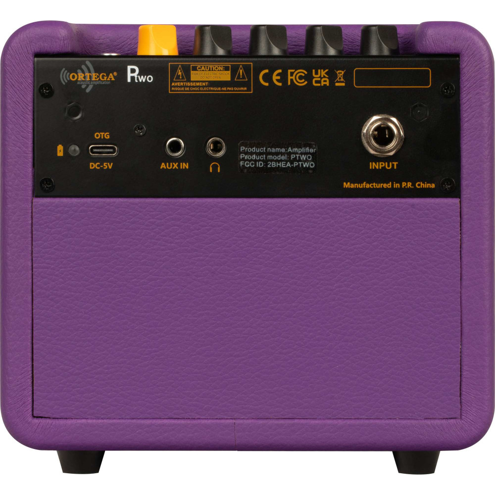 ORTEGA Amplification Series Portable Bluetooth Acoustic Amp/Speaker with Effects - 12-Watt