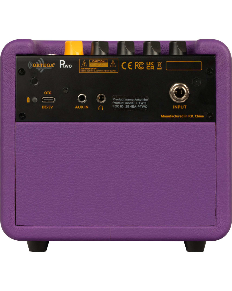 ORTEGA Amplification Series Portable Bluetooth Acoustic Amp/Speaker with Effects - 12-Watt