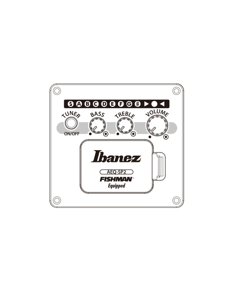 IBANEZ GA Classical Guitar 8-String - Natural High Gloss