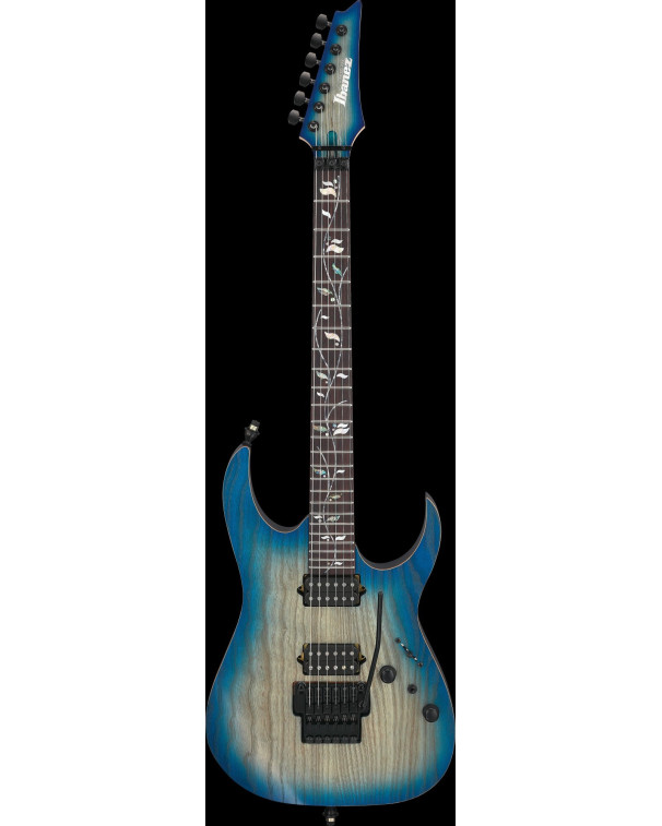 Ibanez RG8620AH-GFB j.custom RG Electric Guitar 6-String - Ghost Fleet Blue Burst + Case