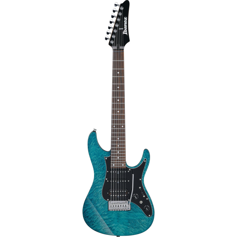 Ibanez AZ447P1QM-COB Premium AZ Electric Guitar 7-String - Cosmic Blue + Gig Bag