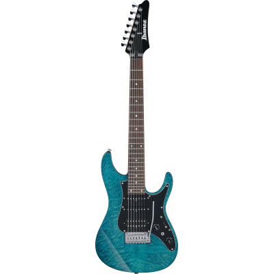 Ibanez AZ447P1QM-COB Premium AZ Electric Guitar 7-String - Cosmic Blue + Gig Bag
