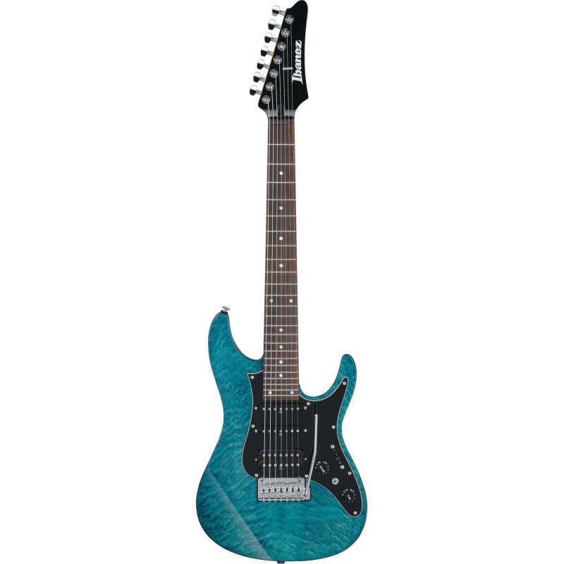 Ibanez AZ447P1QM-COB Premium AZ Electric Guitar 7-String - Cosmic Blue + Gig Bag