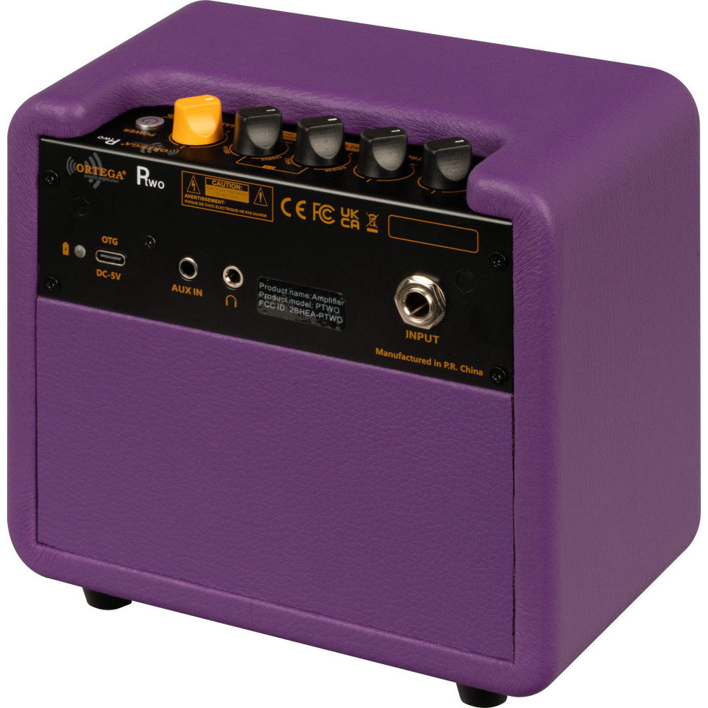 ORTEGA Amplification Series Portable Bluetooth Acoustic Amp/Speaker with Effects - 12-Watt