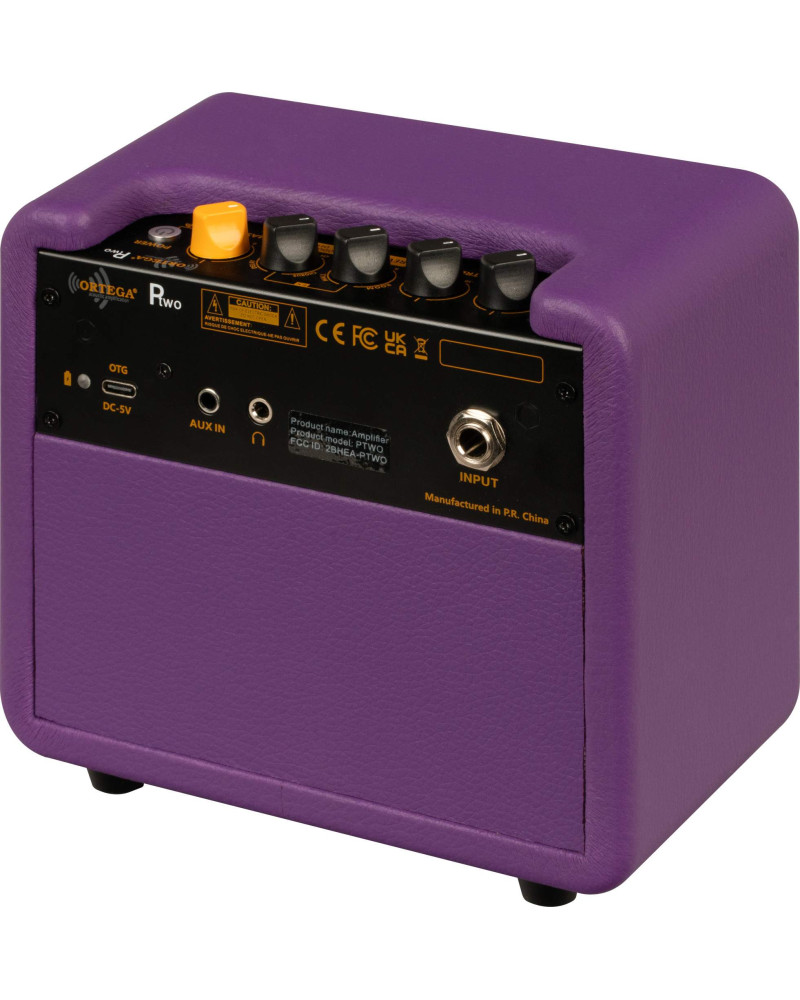 ORTEGA Amplification Series Portable Bluetooth Acoustic Amp/Speaker with Effects - 12-Watt