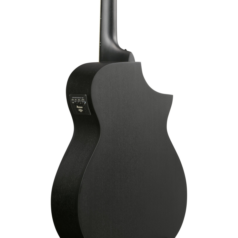IBANEZ AEW Acoustic Guitar 6-String Lefty - Black Out