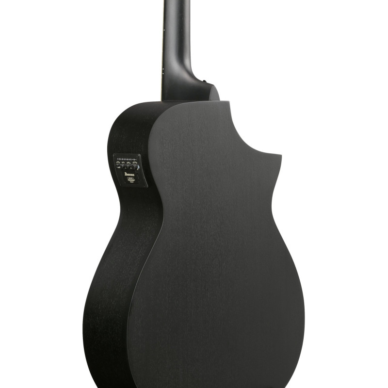 IBANEZ AEW Acoustic Guitar 6-String Lefty - Black Out