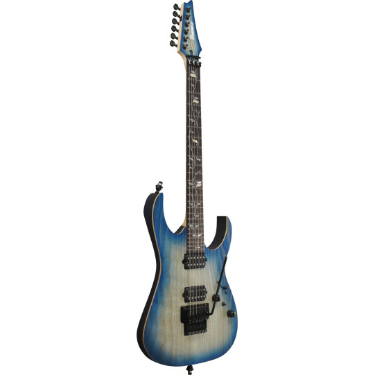 Ibanez RG8620AH-GFB j.custom RG Electric Guitar 6-String - Ghost Fleet Blue Burst + Case