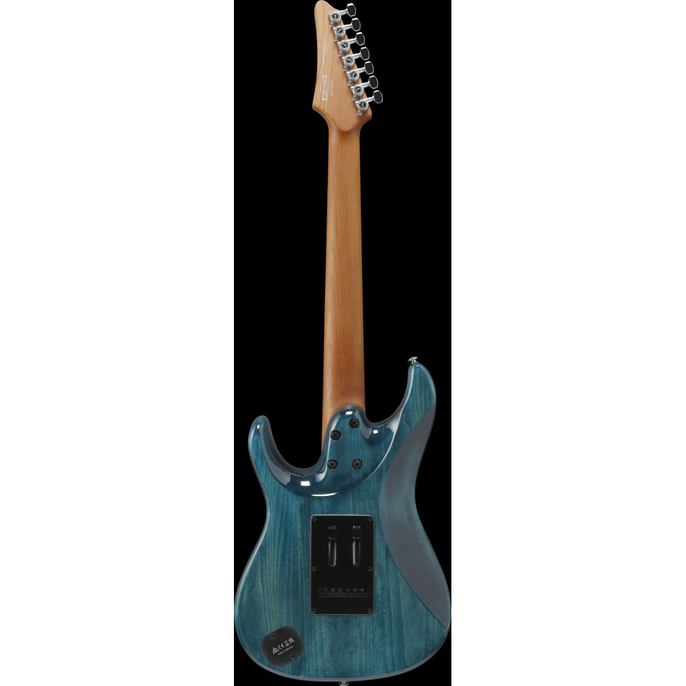 Ibanez AZ447P1QM-COB Premium AZ Electric Guitar 7-String - Cosmic Blue + Gig Bag