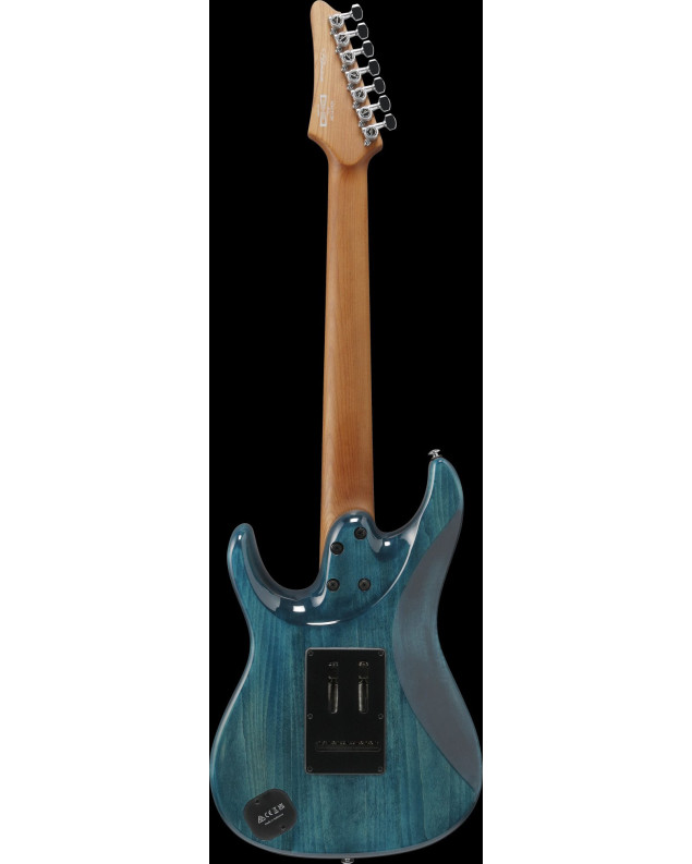 Ibanez AZ447P1QM-COB Premium AZ Electric Guitar 7-String - Cosmic Blue + Gig Bag