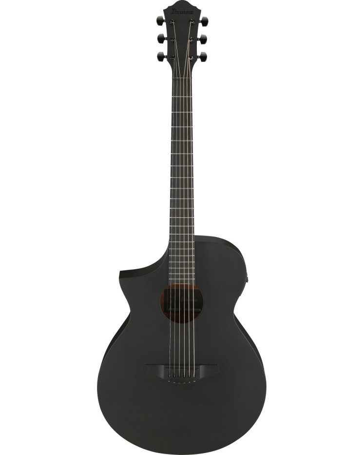 IBANEZ AEW Acoustic Guitar 6-String Lefty - Black Out