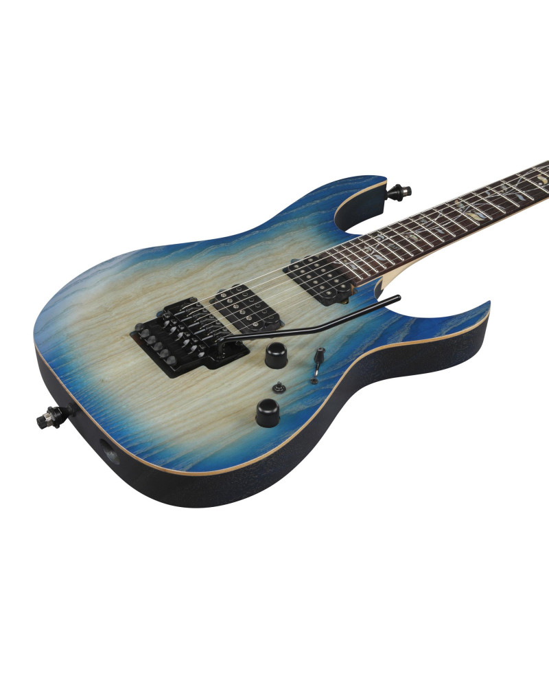 Ibanez RG8620AH-GFB j.custom RG Electric Guitar 6-String - Ghost Fleet Blue Burst + Case