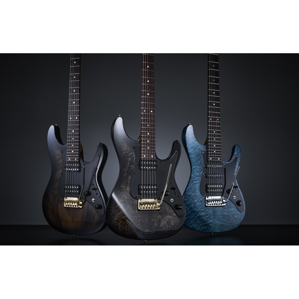 Ibanez AZ447P1QM-COB Premium AZ Electric Guitar 7-String - Cosmic Blue + Gig Bag
