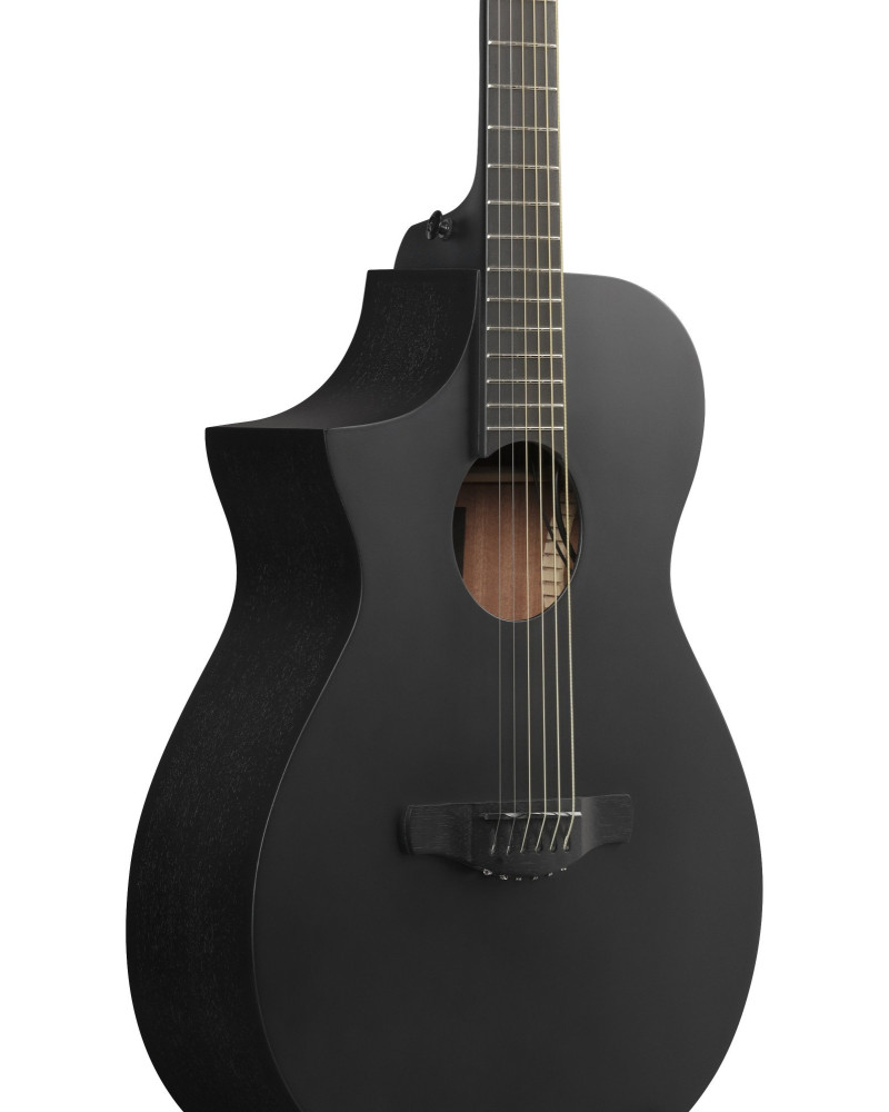 IBANEZ AEW Acoustic Guitar 6-String Lefty - Black Out