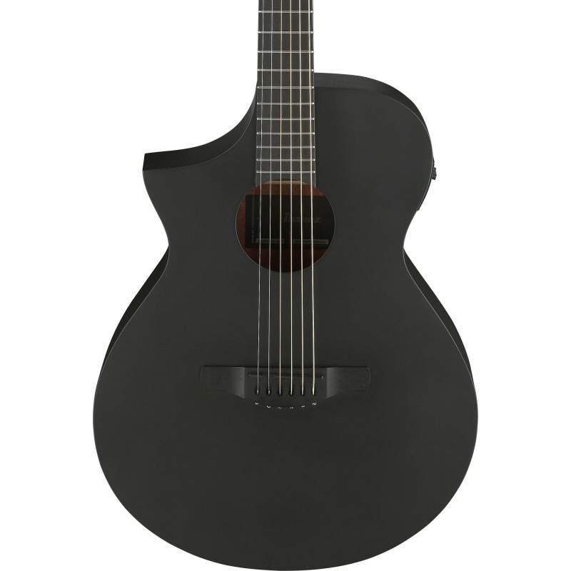 IBANEZ AEW Acoustic Guitar 6-String Lefty - Black Out