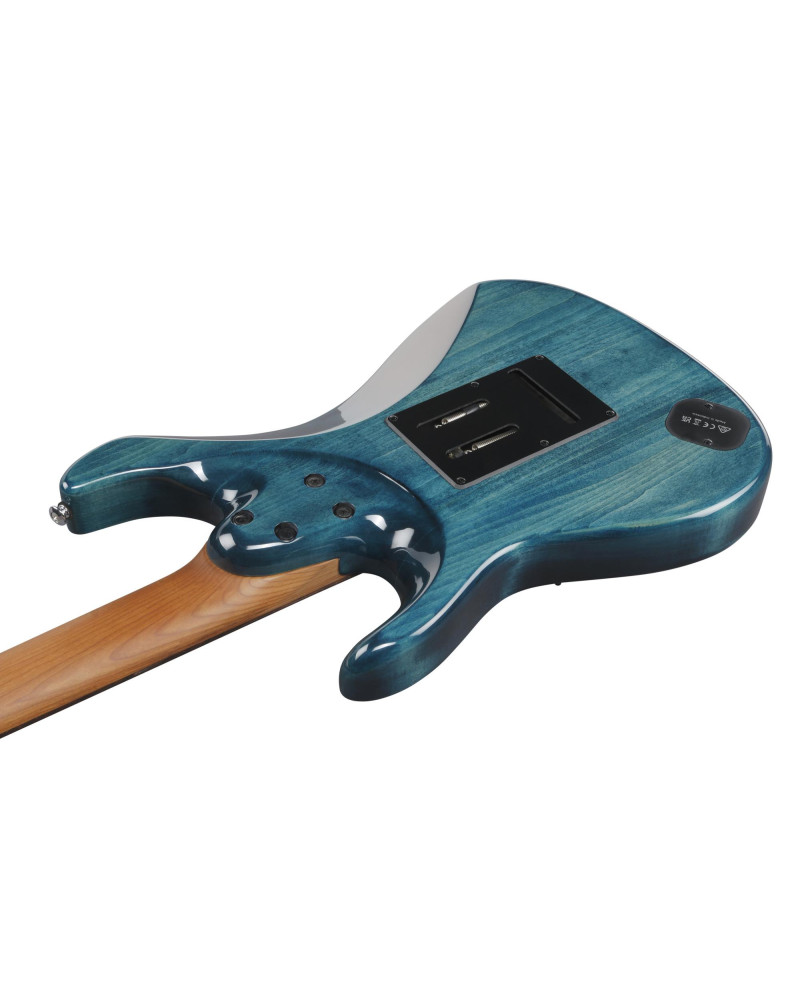 Ibanez AZ447P1QM-COB Premium AZ Electric Guitar 7-String - Cosmic Blue + Gig Bag
