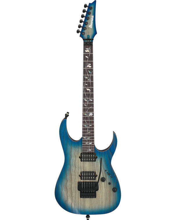 Ibanez RG8620AH-GFB j.custom RG Electric Guitar 6-String - Ghost Fleet Blue Burst + Case