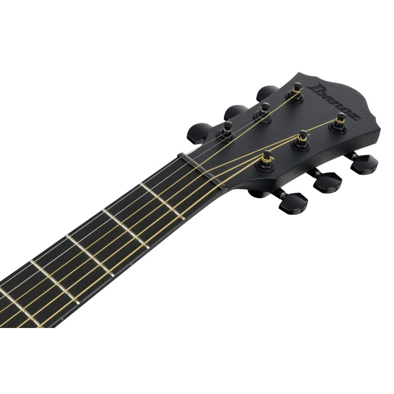 IBANEZ AEW Acoustic Guitar 6-String Lefty - Black Out