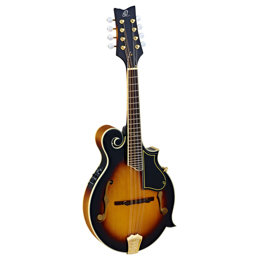 MANDOLIN F-STYLE 8-STR. ORTEGA TOBACCO SUNBURST, WITH PREAMP B-STOCK, INCL. GIGBAG
