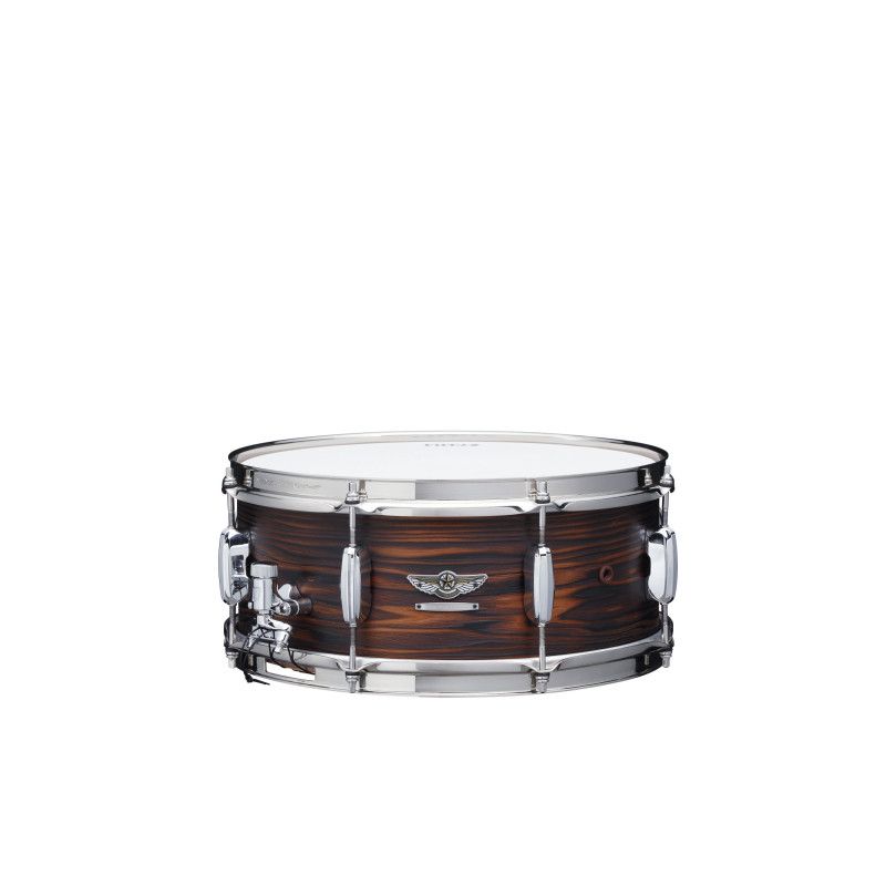TAMA Star Reserve Solid Cedar Snare, 14x06, Chrome-HW Burnt Oiled Cedar, B-Stock