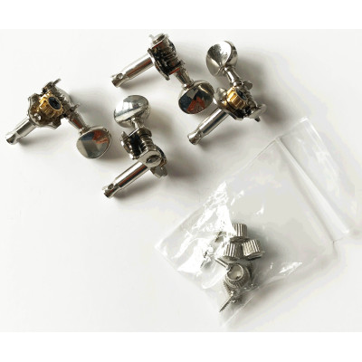 IBANEZ GROVER Machineheadset Chrome, Open Gear For Ukulele