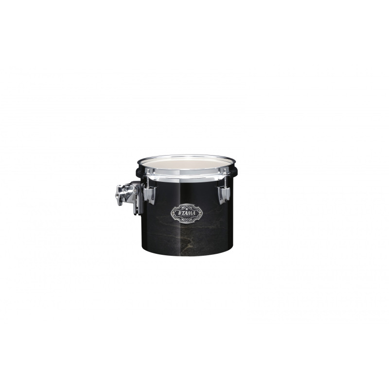 TAMA Concert Percussion Concert Tom, 08x07, Chrome-HW Transparent Black Burst