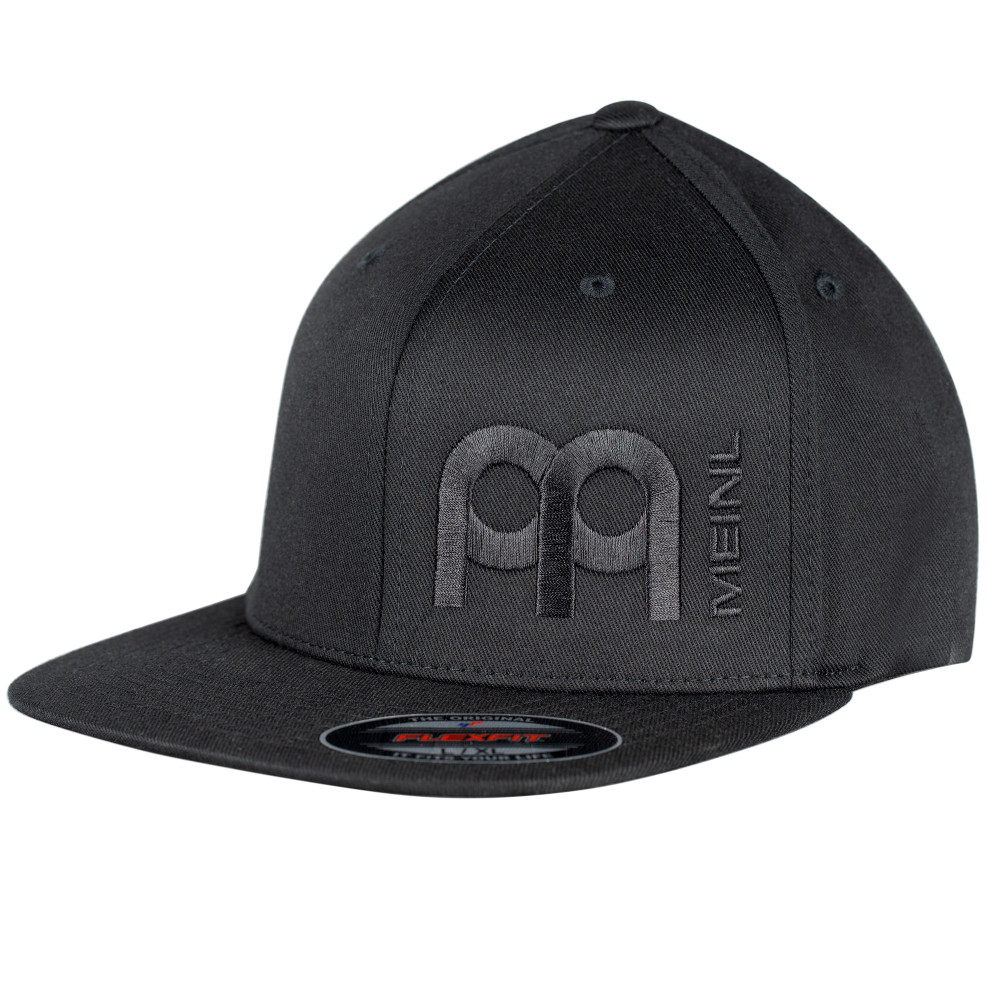 FLEXFIT CAP FLAT VISOR MEINL SIZE L/XL W. BLACK LOGO ORIG:YUPOONG MODELL 6277FV