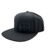 SNAPBACK CAP BLACK/BLACK MEINL EMBROIDED LOGO BLACK CUSTOM MADE - REFINED INSIDE