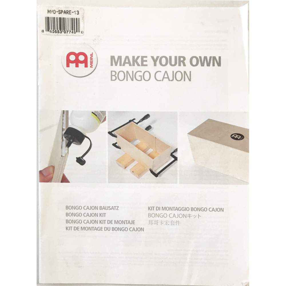 CONSTRUCTION MANUAL MEINL OF MYO-BCAJ