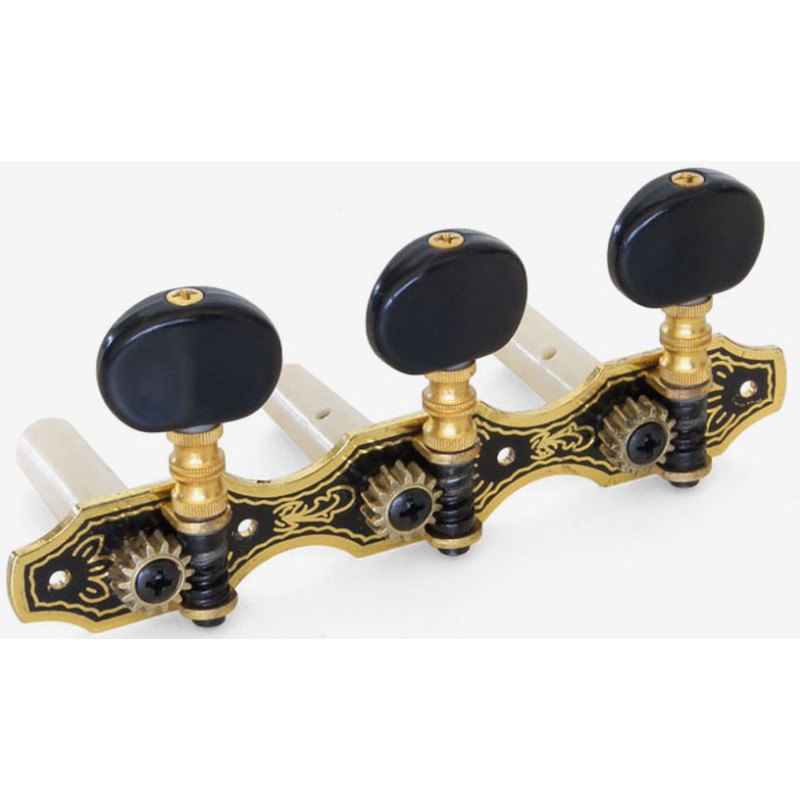 TUNER BAR RCE GOLD/BK E,A,D 4/4 ORTEGA