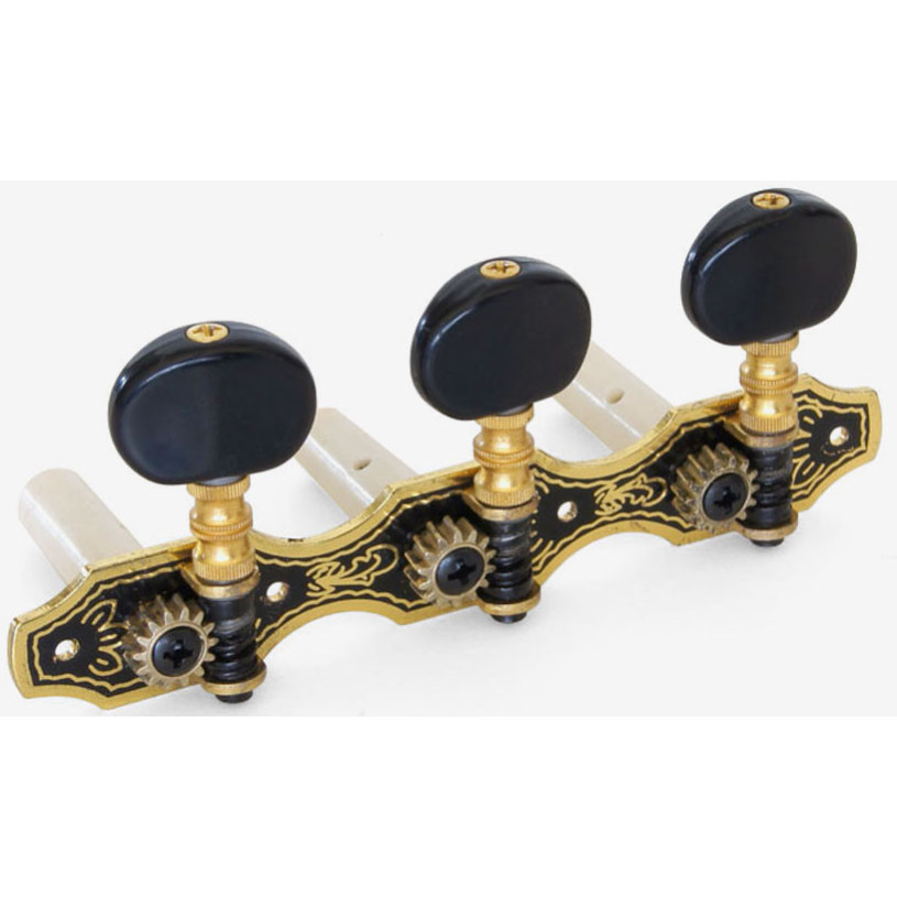 TUNER BAR RCE GOLD/BK E,A,D 4/4 ORTEGA