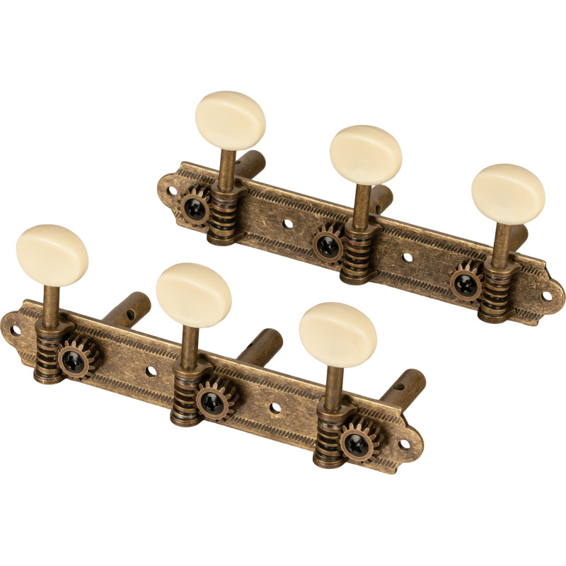 RESONA. TUNING MACHINES ORTEGA VINTAGE STYLE, COMPLETE SET RRG30/40/50/60
