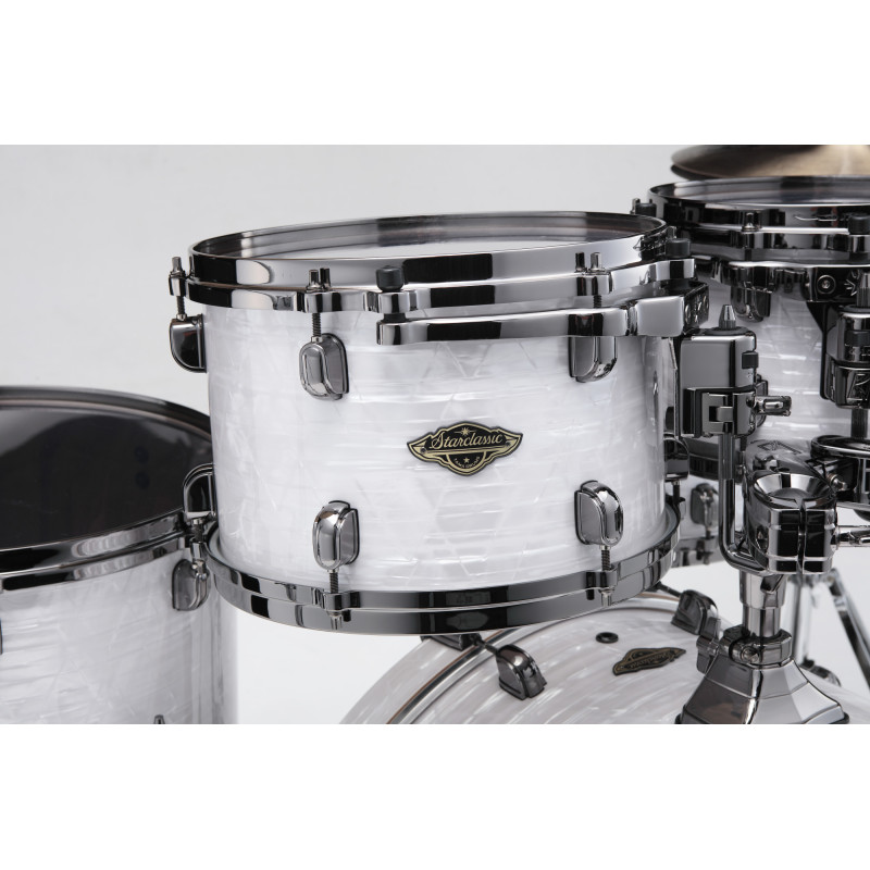 TAMA Limited Starclassic W/B Tom Tom, 08x06, BN-HW White Pearl