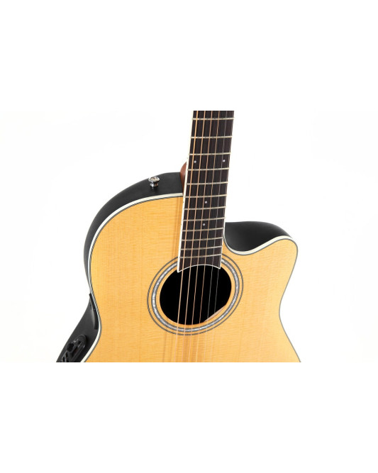 Ovation E – akustická kytara Celebrity CS Standard Mid Cutaway Natural