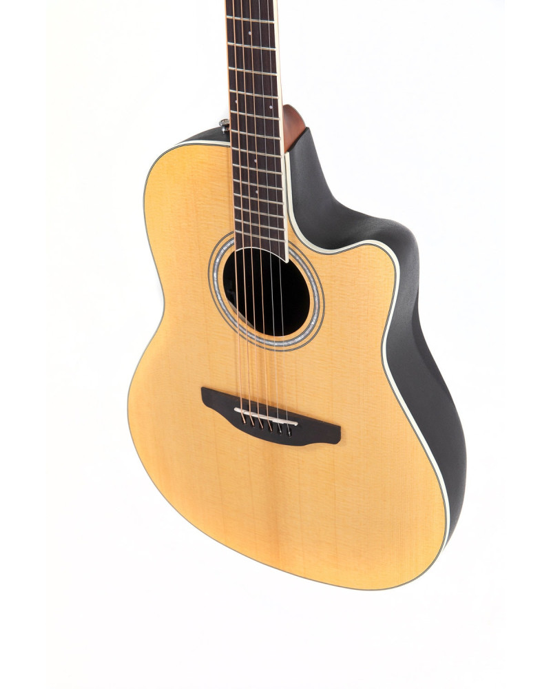 Ovation E – akustická kytara Celebrity CS Standard Mid Cutaway Natural
