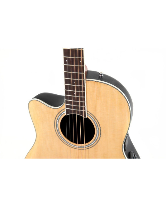 Ovation E – akustická kytara Celebrity CS Standard Mid Cutaway Natural
