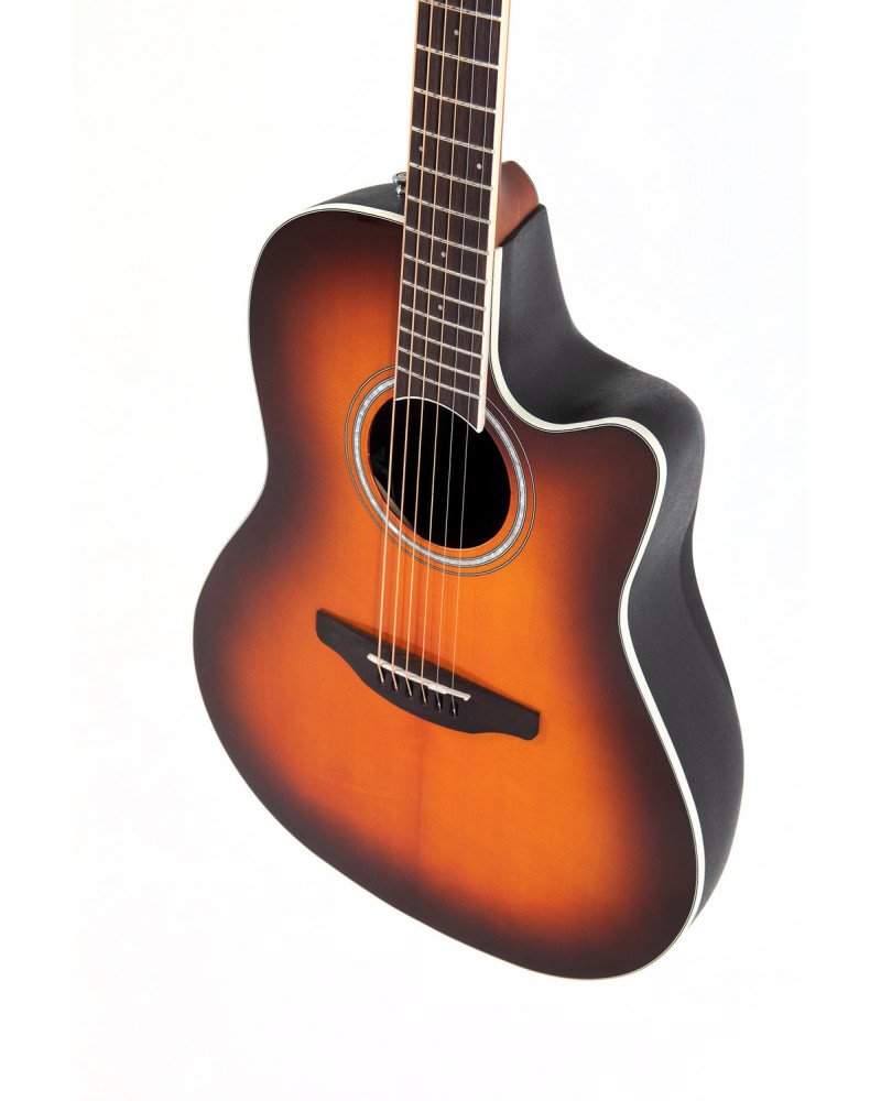 Ovation E – akustická kytara Celebrity CS Standard Mid Cutaway Sunburst