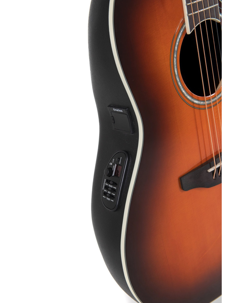 Ovation E – akustická kytara Celebrity CS Standard Mid Cutaway Sunburst