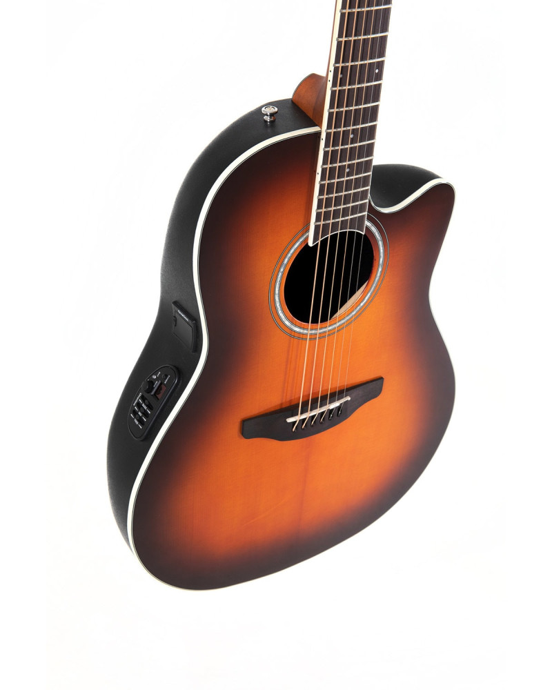 Ovation E – akustická kytara Celebrity CS Standard Mid Cutaway Sunburst