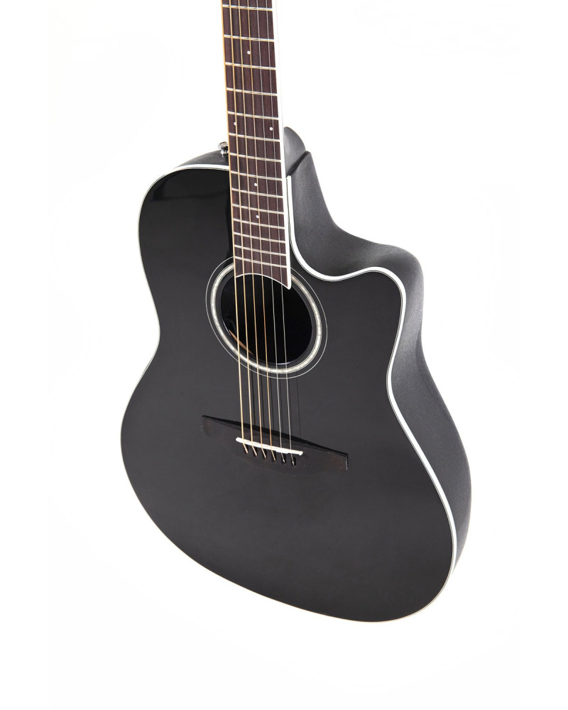 Ovation E – akustická kytara Celebrity CS Standard Mid Cutaway Černá