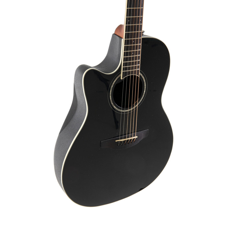 Ovation E – akustická kytara Celebrity CS Standard Mid Cutaway černá