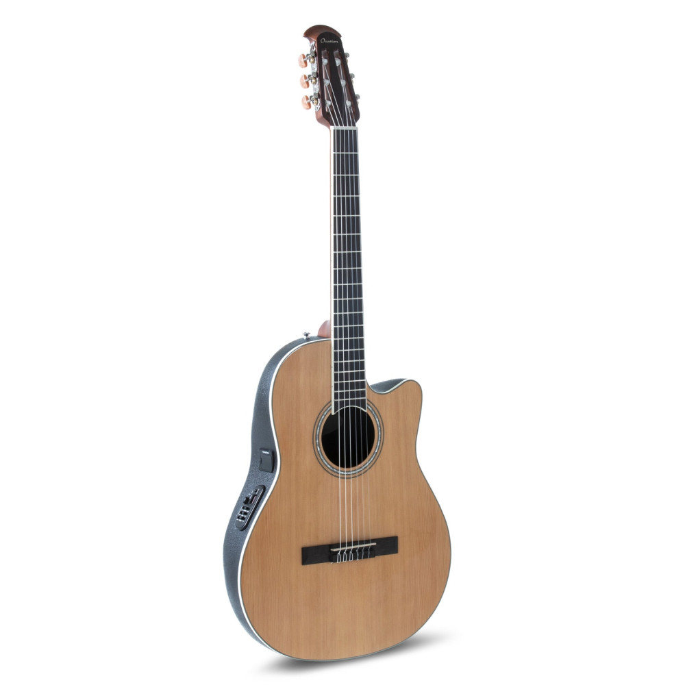 Ovation E-akustická, klasická kytara Celebrity CS Standard Mid Cutaway Natur