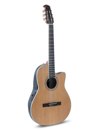 Ovation E-akustická, klasická kytara Celebrity CS Standard Mid Cutaway Natur