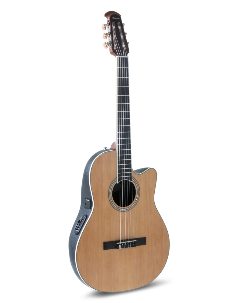 Ovation E-akustická, klasická kytara Celebrity CS Standard Mid Cutaway Natur
