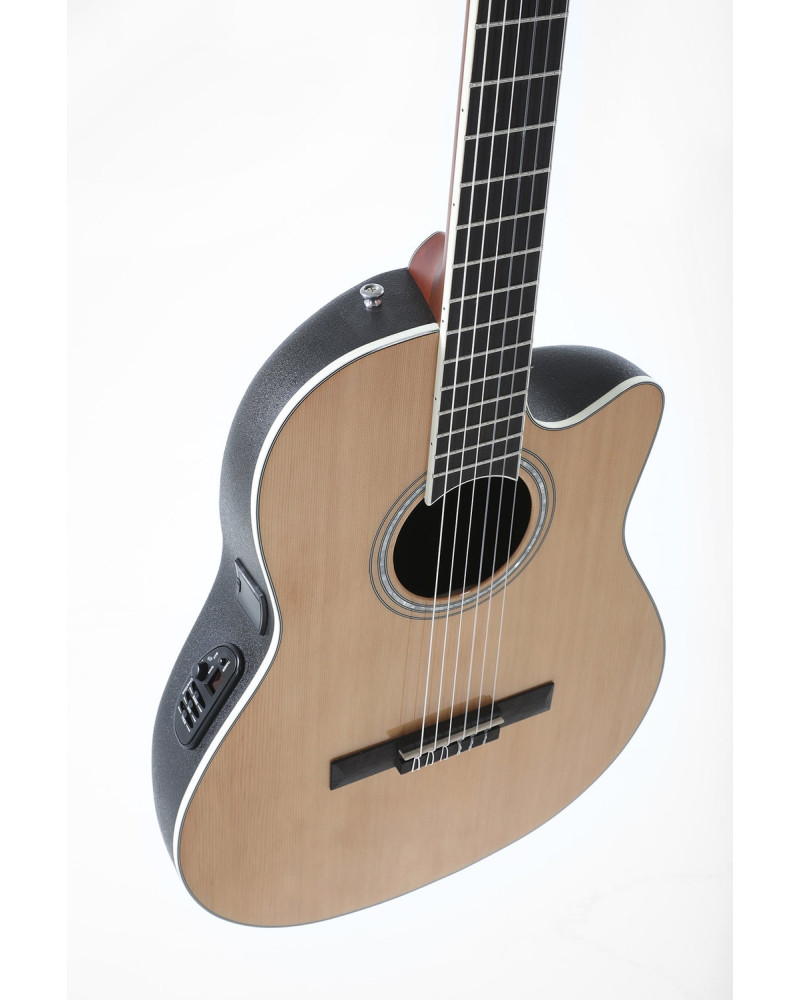 Ovation E-akustická, klasická kytara Celebrity CS Standard Mid Cutaway Natur